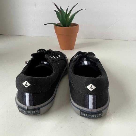 Sperry Trysail Jr Toddler Sneakers Shoes Size 8M Navy Blue Hook and Loop Slip On - Picture 8 of 13